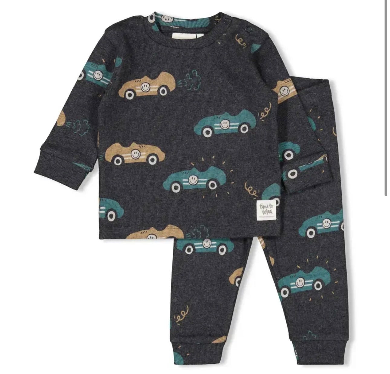 Feetje premium - Ricky Racer pyjama antraciet