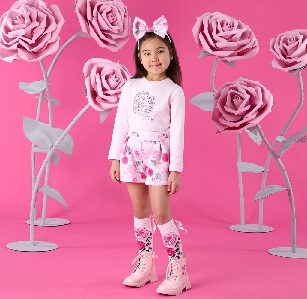 A’Dee - Amaya rose print short set