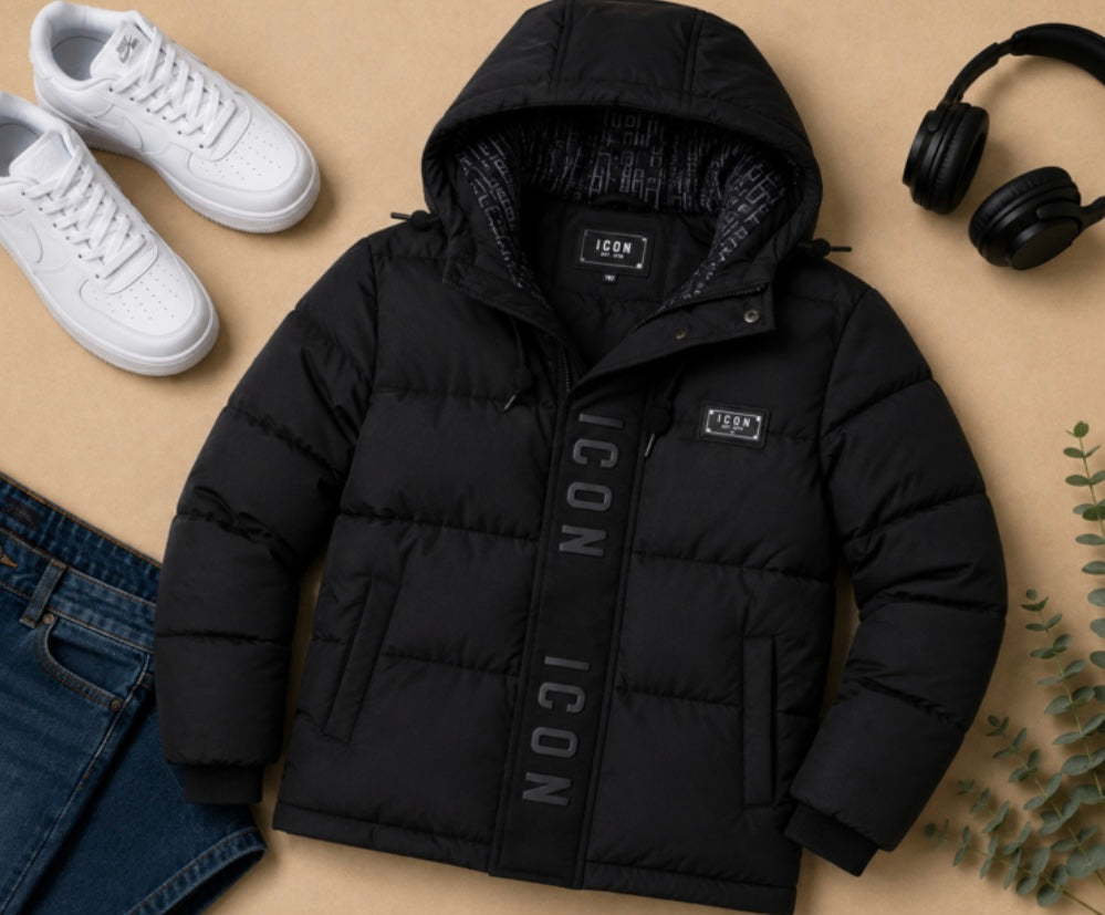 Icon Original winterjas zwart