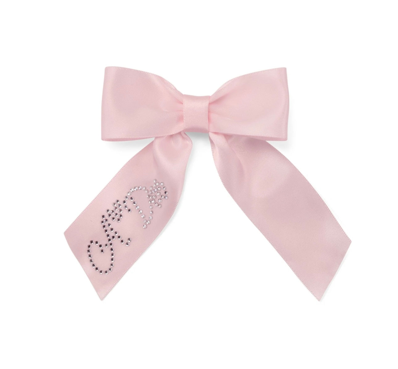 A’dee - Ariah satin bow clip pale pink