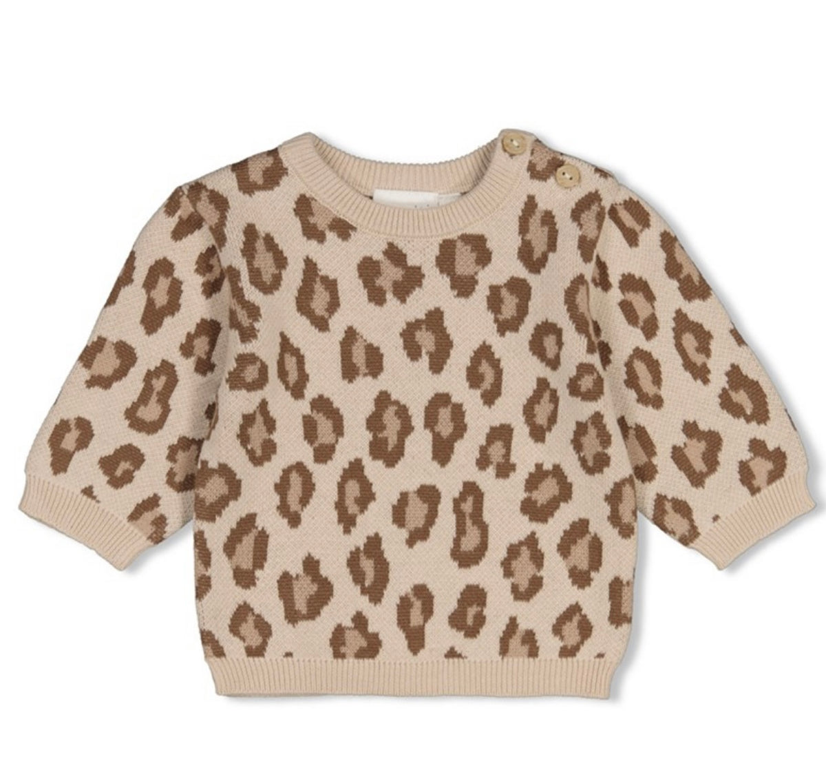 Feetje - sweater knit panterprint