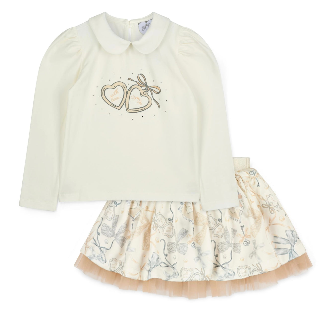A’Dee - Brie bow print skirt set