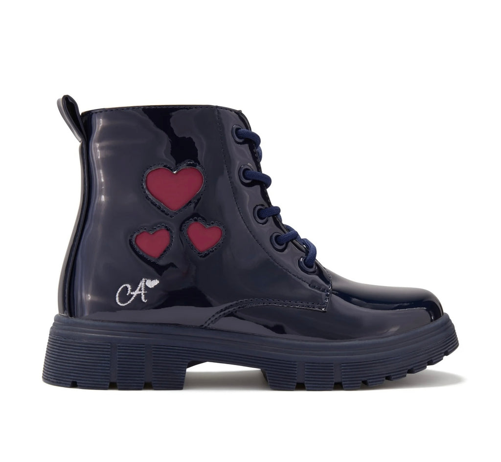 A’Dee - Amore heart boot dark navy