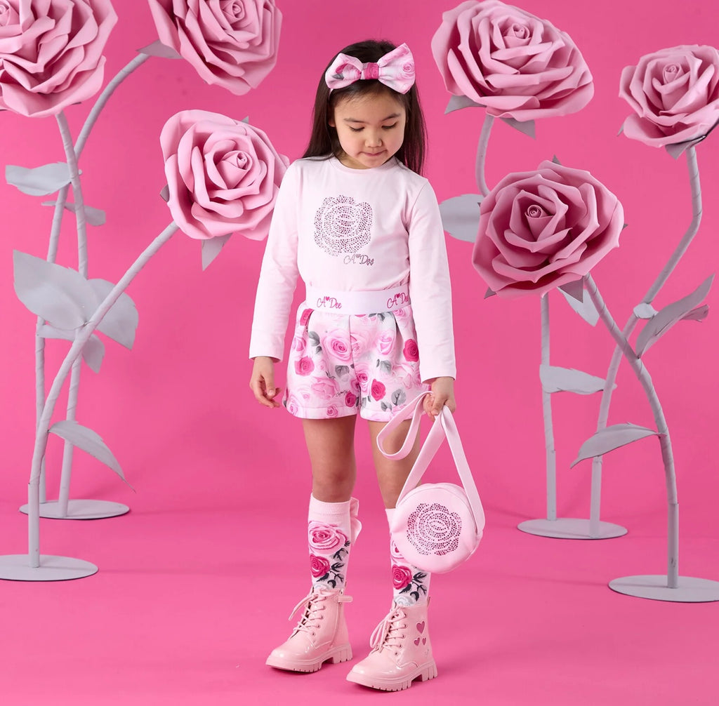 A’Dee - Amaya rose print short set