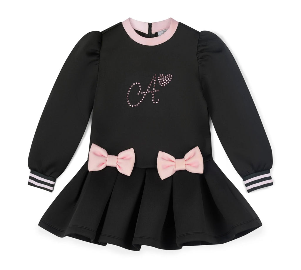 A’Dee - Alivia contrast bow dress