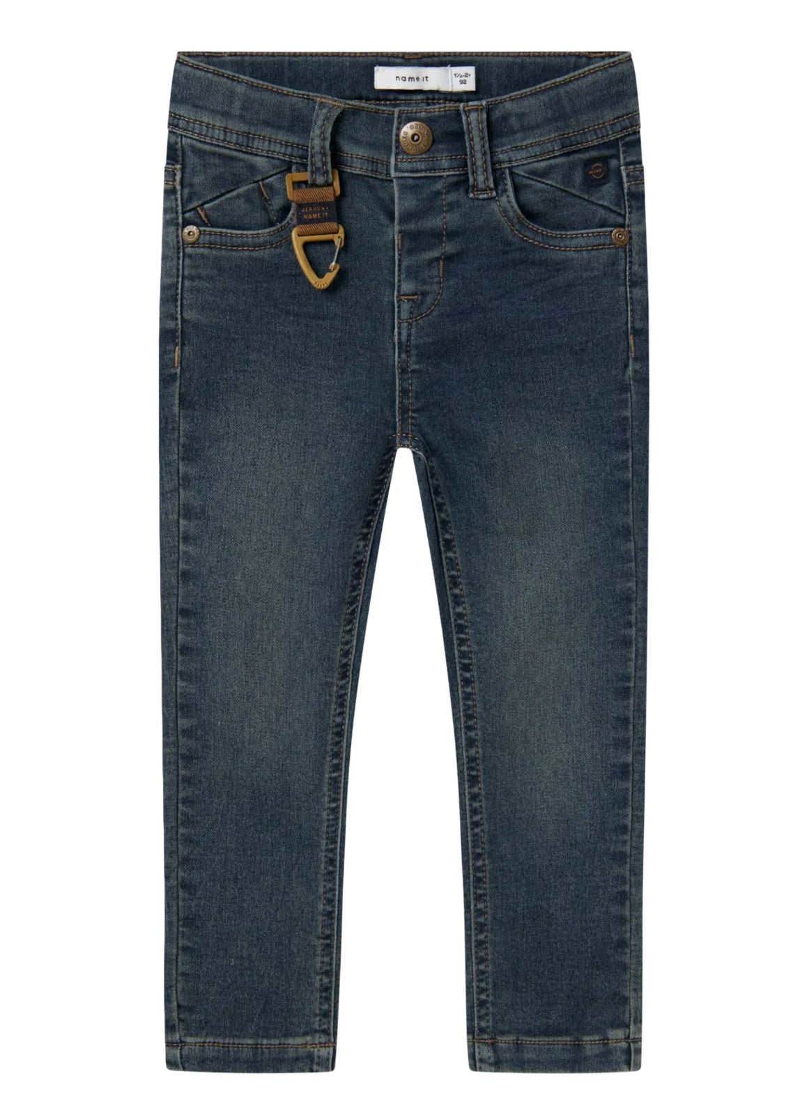 Jeans vintage blue denim key