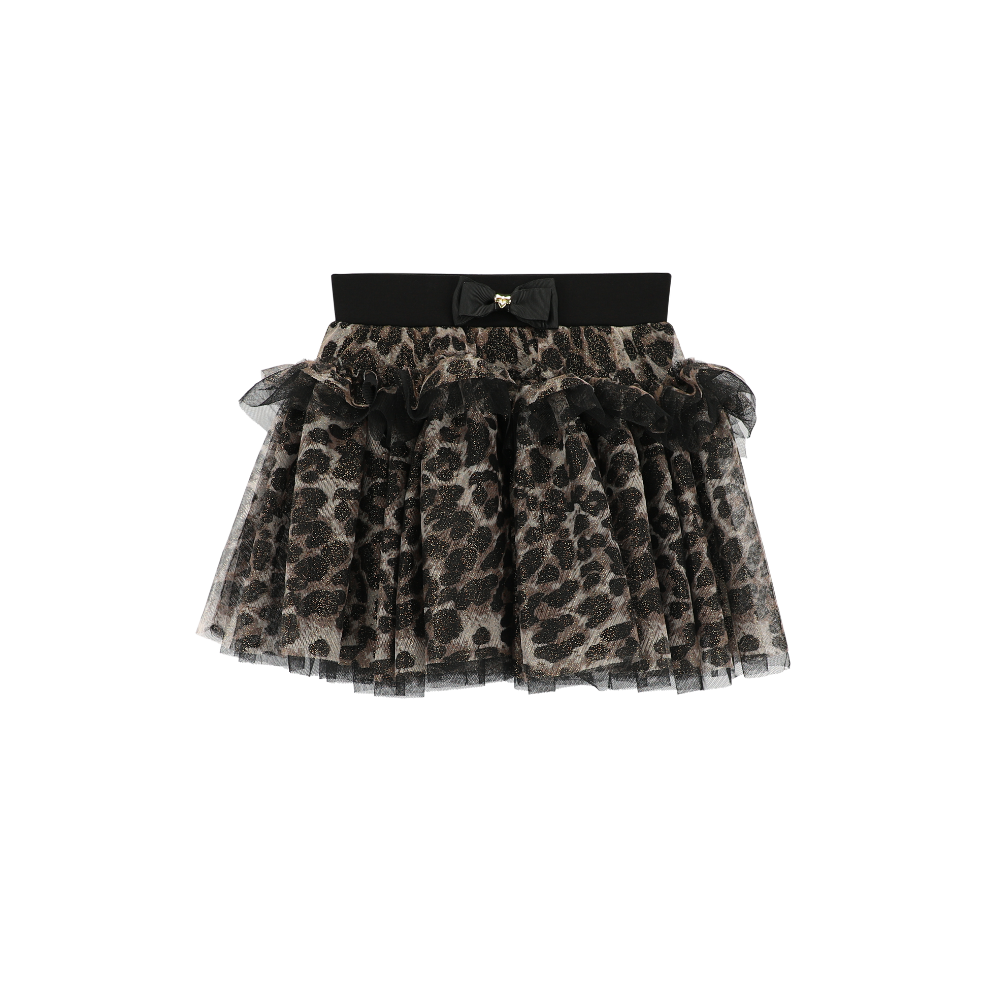 Angel’s face - leopard tulle skirt