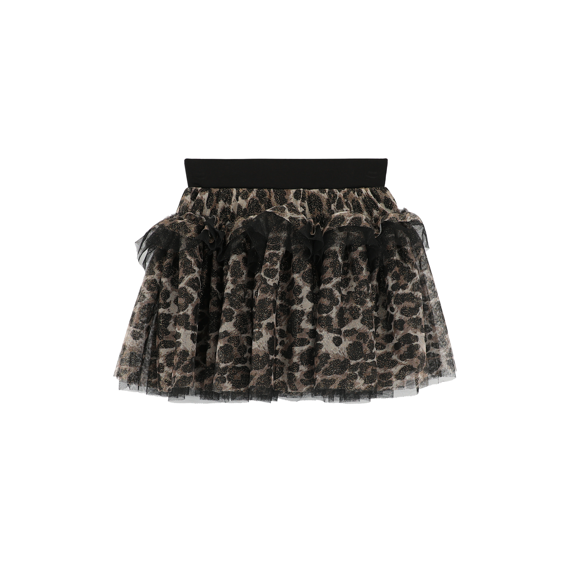 Angel’s face - leopard tulle skirt