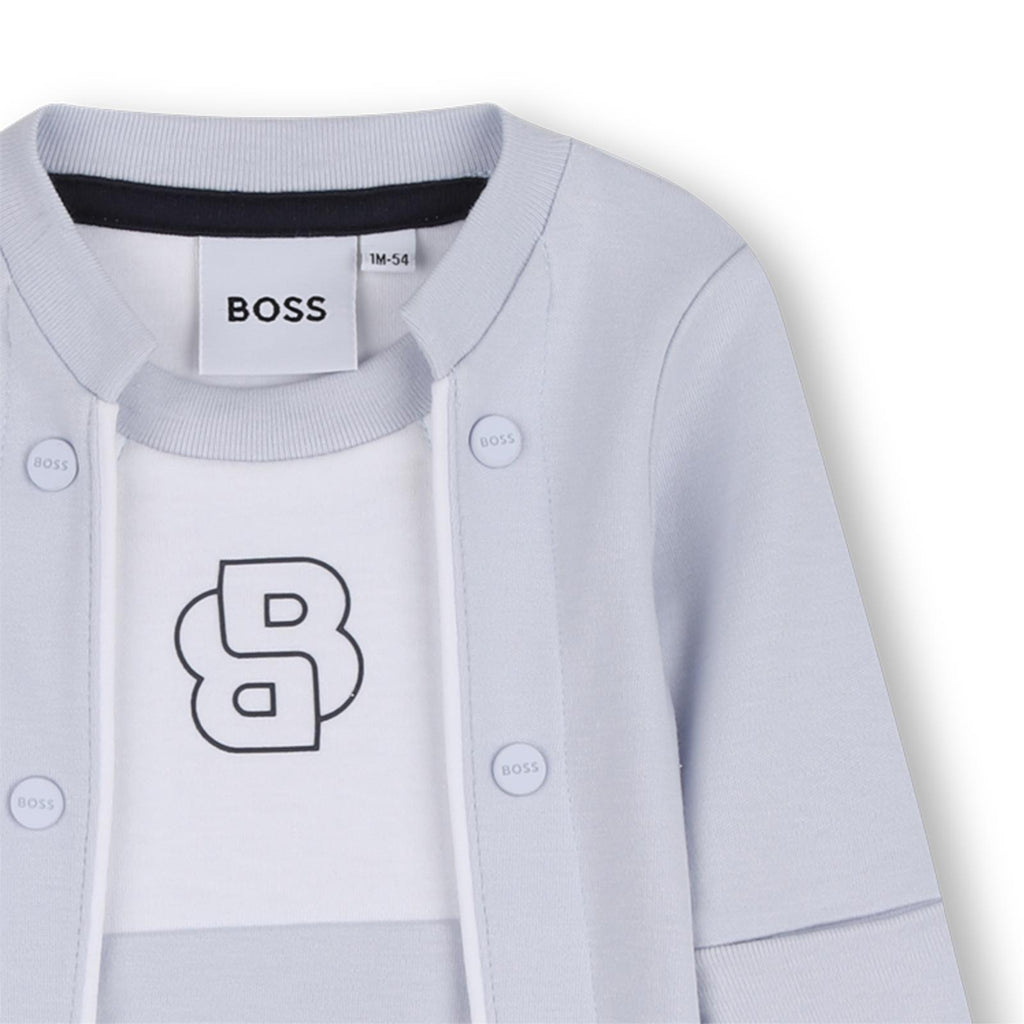 Hugo Boss - babypakje blauw wit