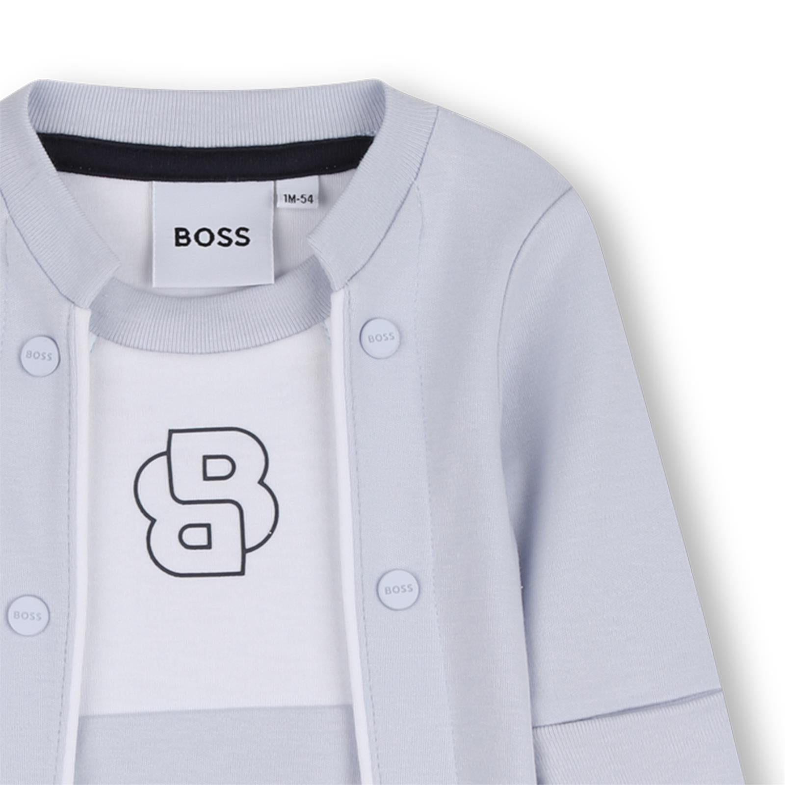 Hugo Boss - babypakje blauw wit