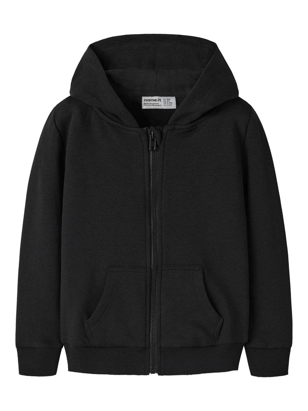 Vest met capuchon zwart