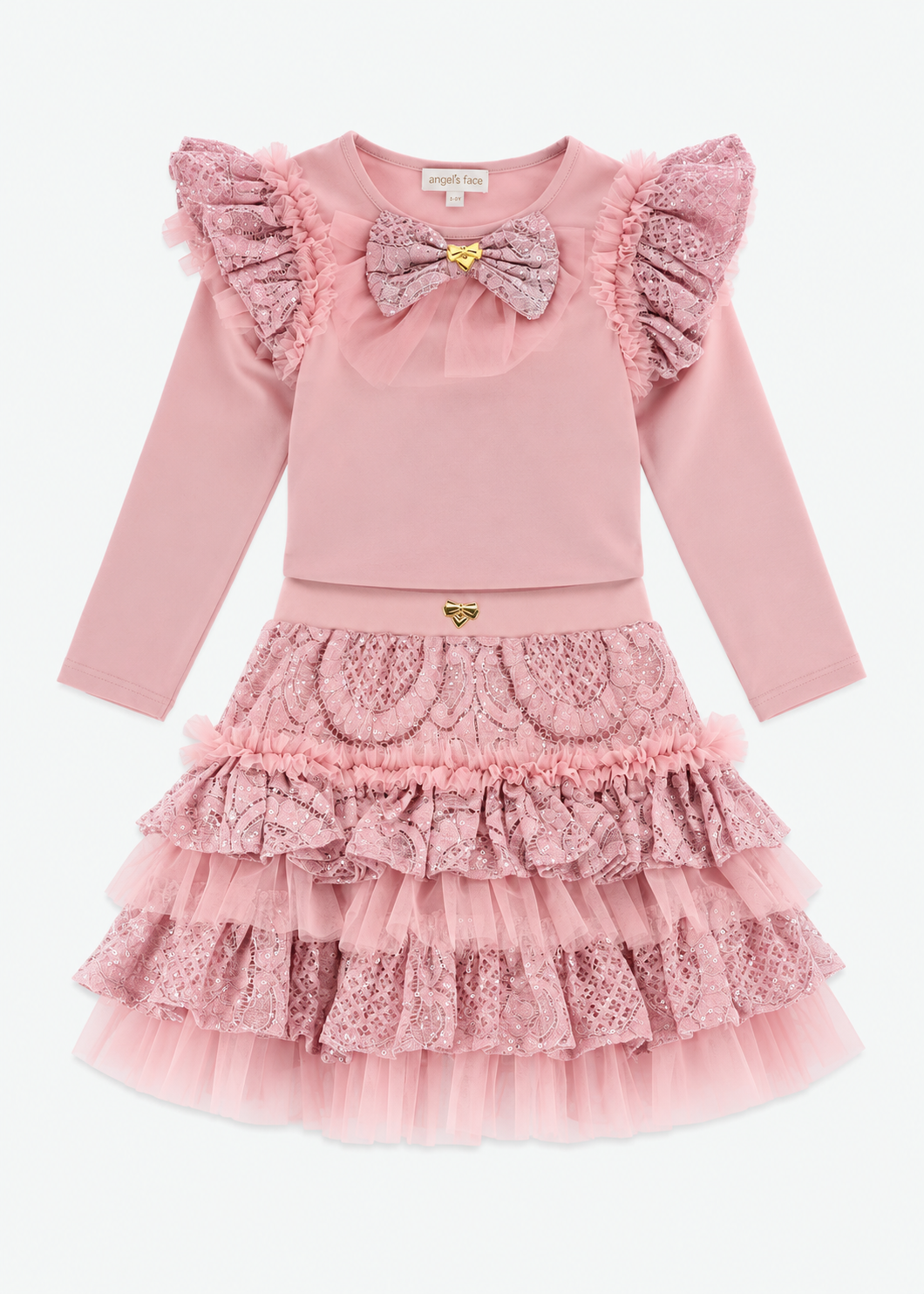 Angel’s Face - Blush Bow Set