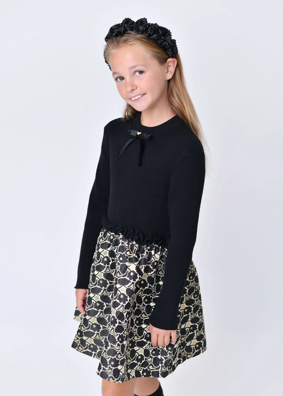 Angel’s Face - Knit Jacquard Dress