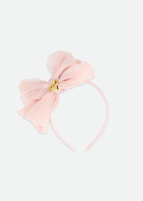 Angels face - Sparkle tulle headband blush
