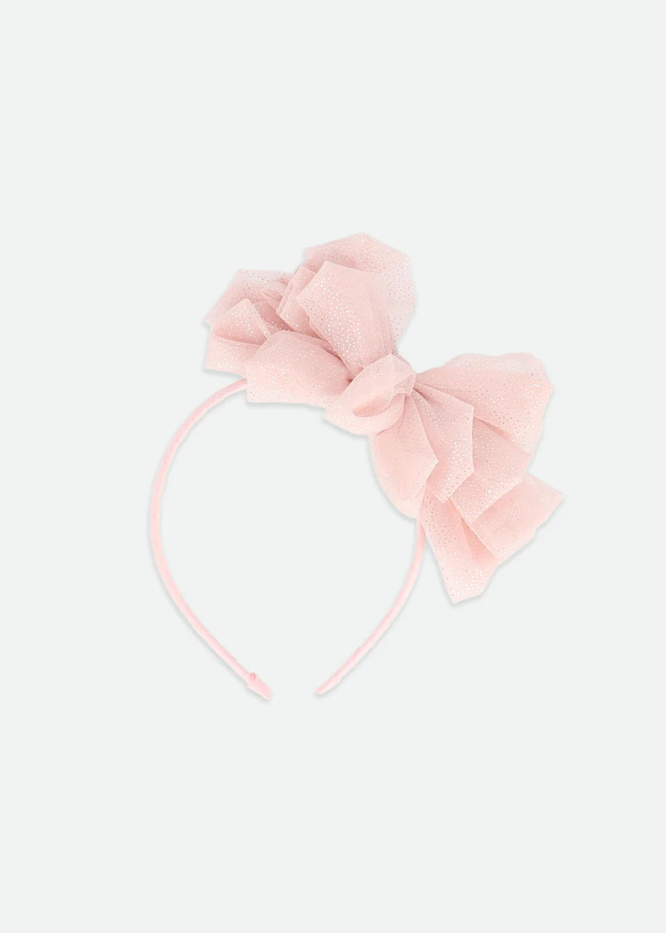 Angels face - Sparkle tulle headband blush