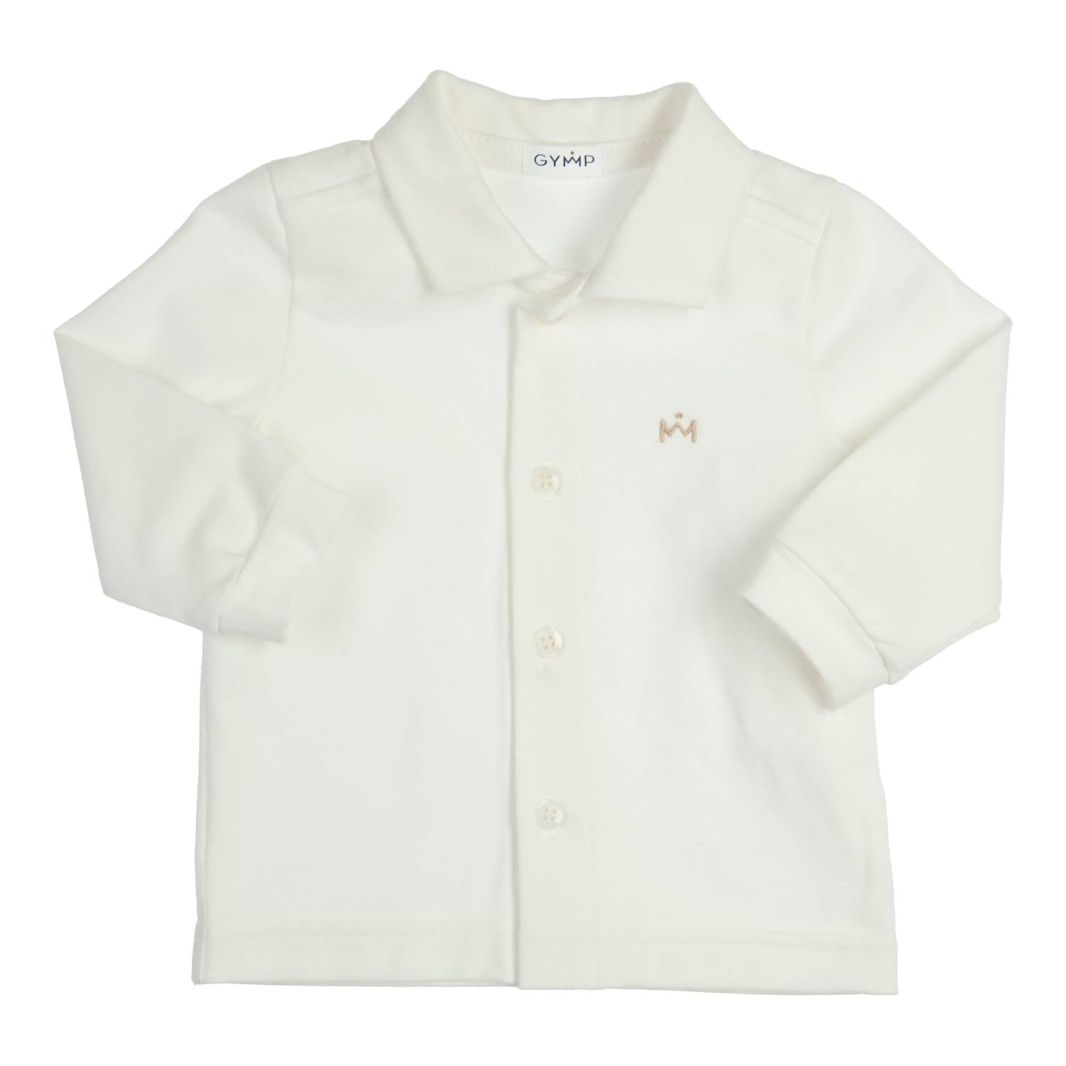 Gymp - Blouse t-shirt stof offwhite