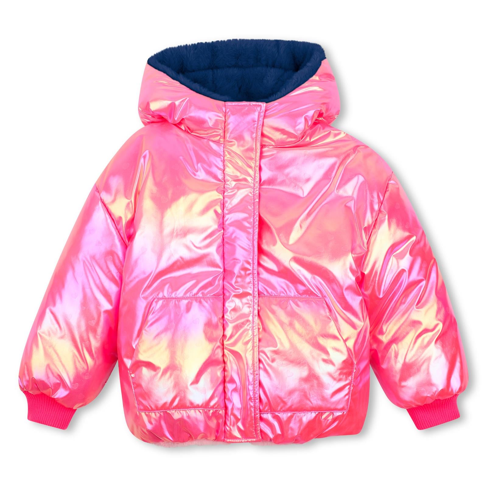 Billieblush - winterjas dons roze (REVERSIBLE)
