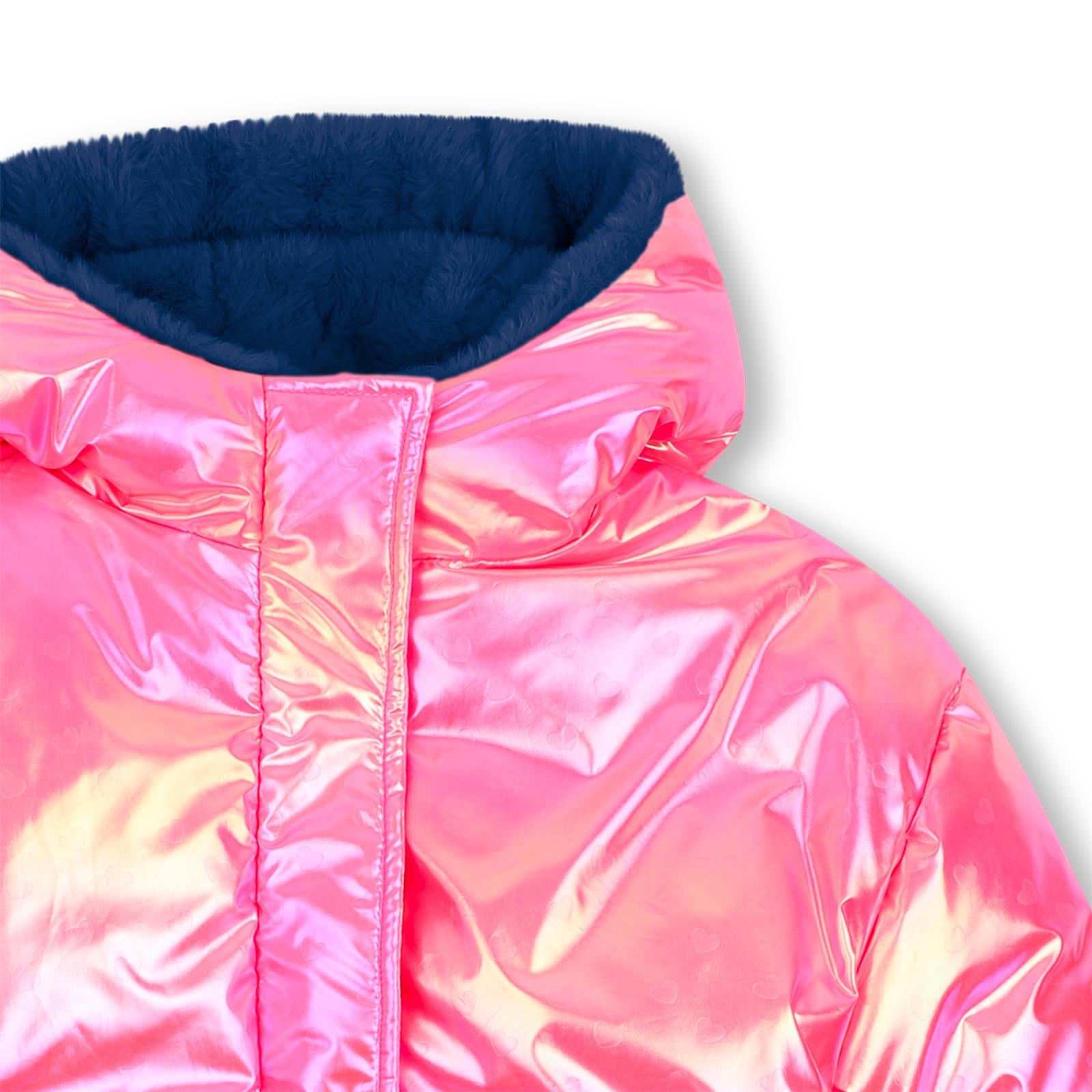 Billieblush - winterjas dons roze (REVERSIBLE)