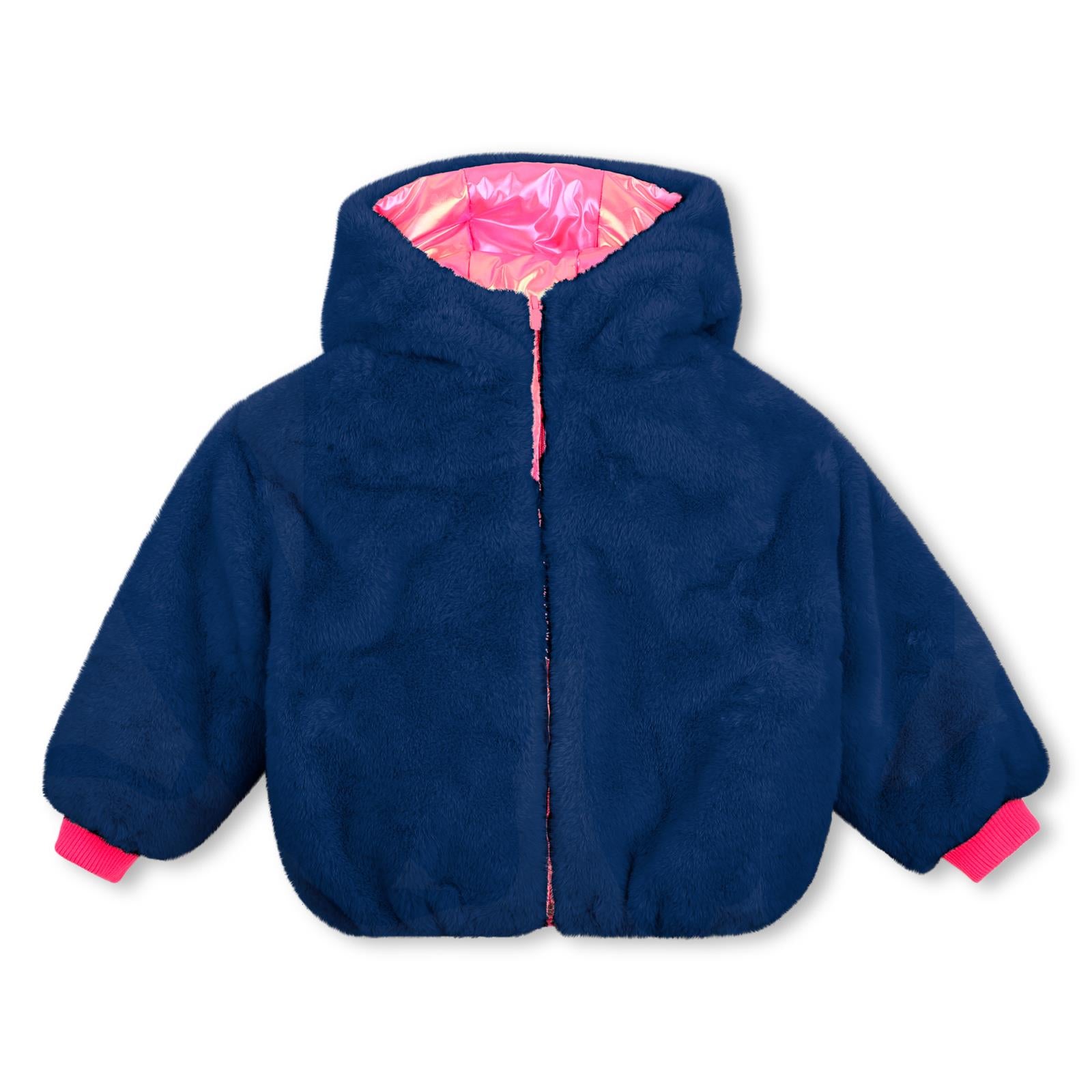 Billieblush - winterjas dons roze (REVERSIBLE)