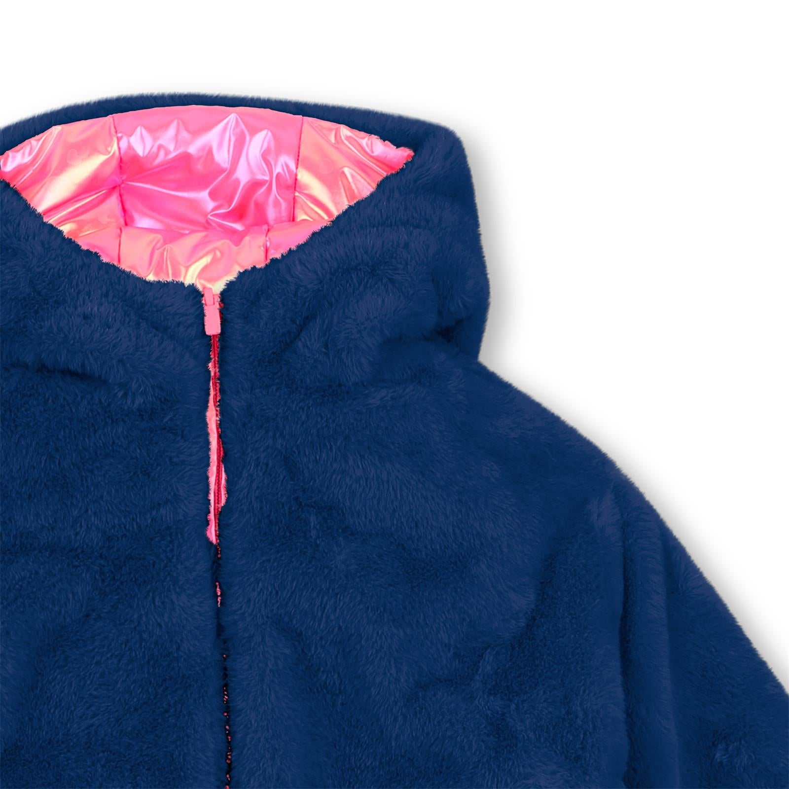 Billieblush - winterjas dons roze (REVERSIBLE)