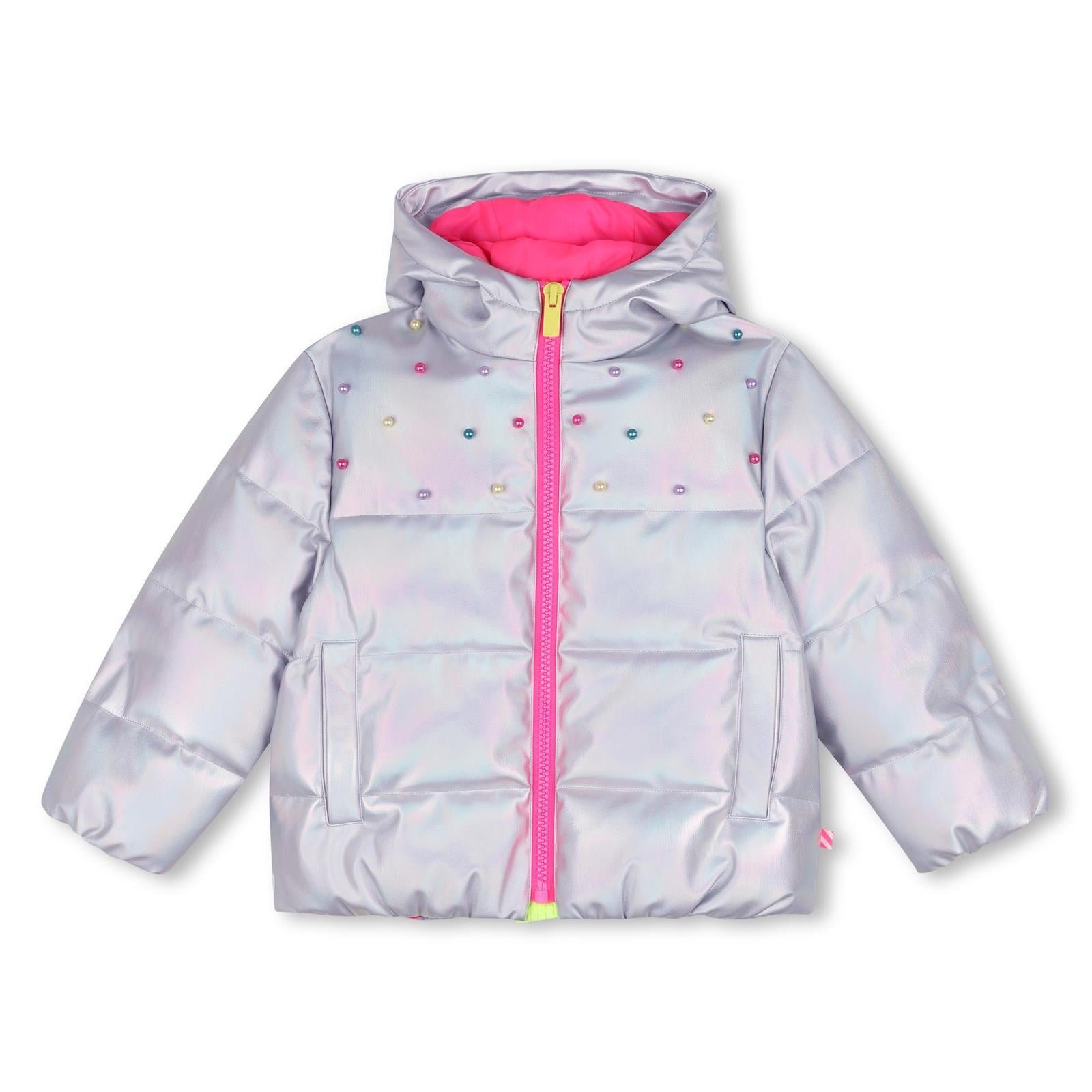 Billieblush - winterjas dons metallic