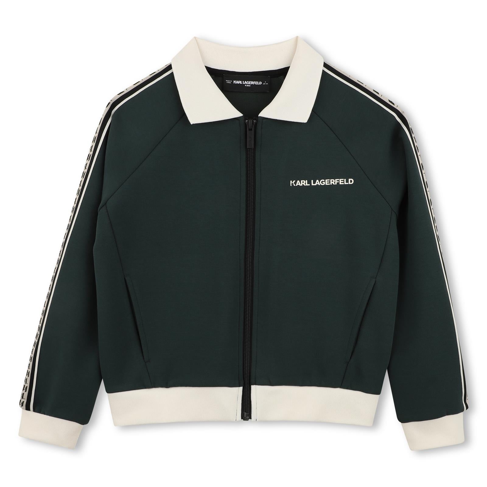 Karl Lagerfeld - joggingpak groen 3 delig
