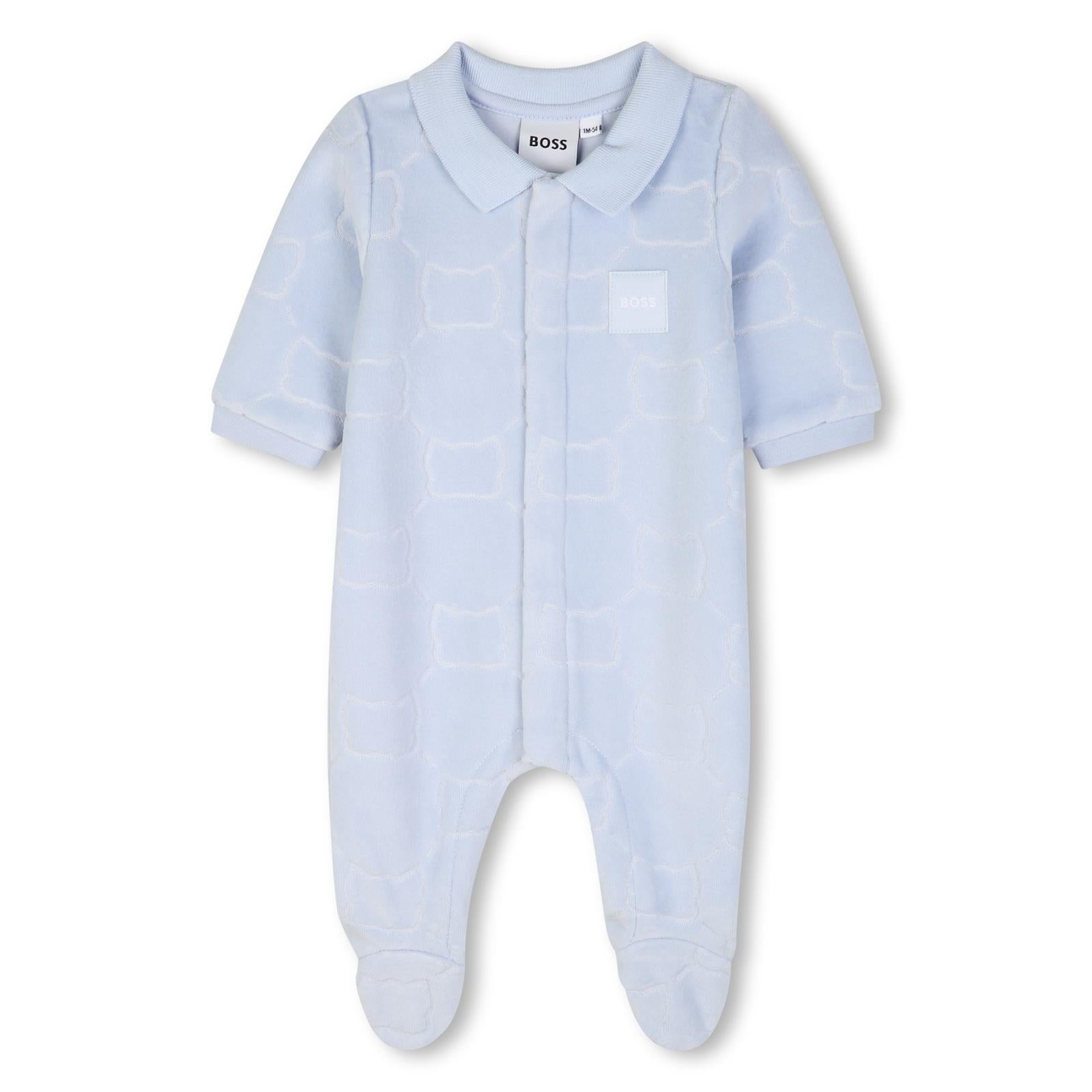 Hugo Boss - babypakje + muts blauw