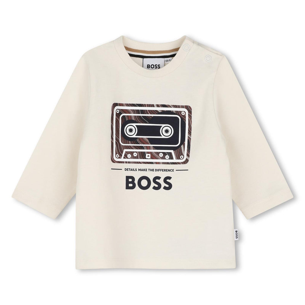 Hugo Boss - joggingpak 3 delig gemeleerd ecru