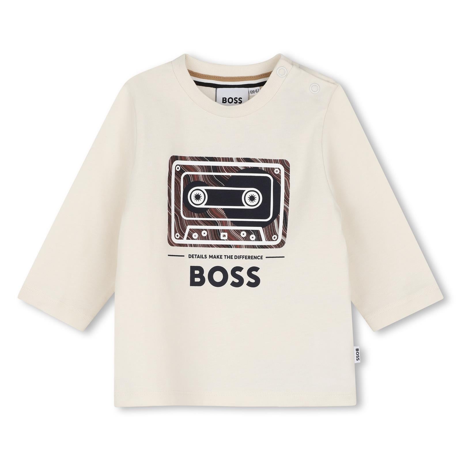 Hugo Boss - joggingpak 3 delig gemeleerd ecru