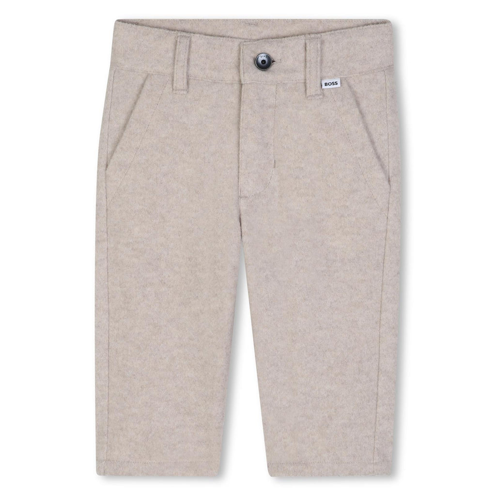 Hugo Boss - joggingpak 3 delig gemeleerd ecru