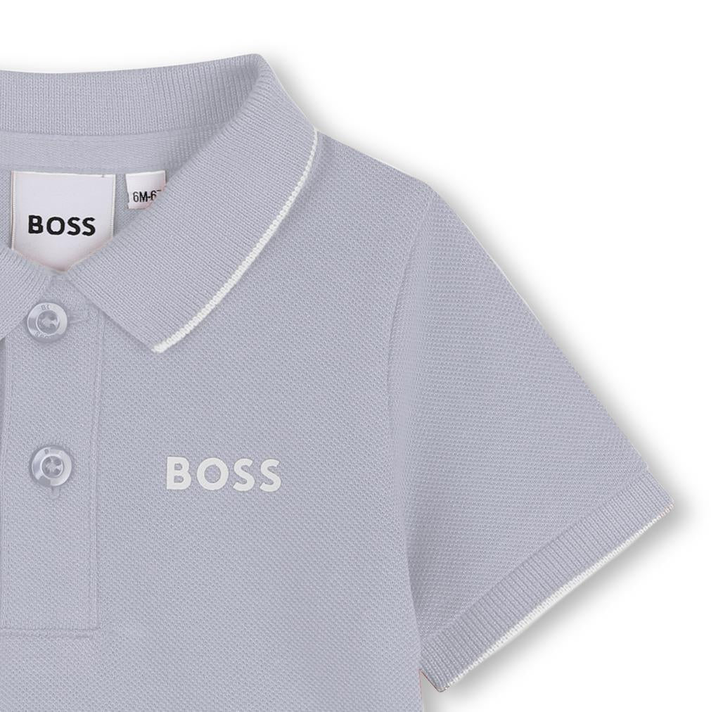 Hugo Boss - polo basis blauw
