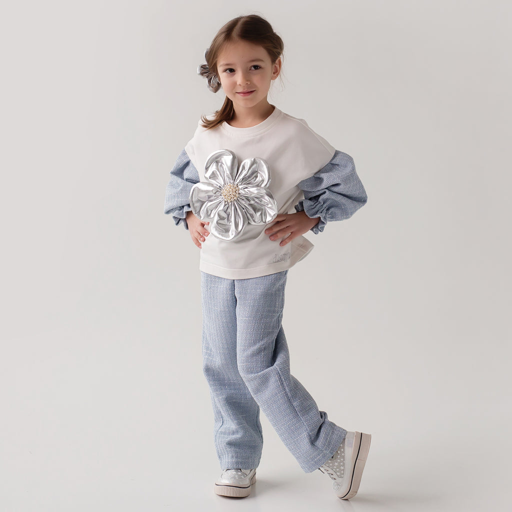 Daga - Blue Mirage trouser/sweater set