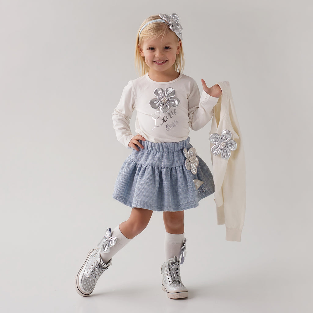 Daga - Blue Mirage skirt set