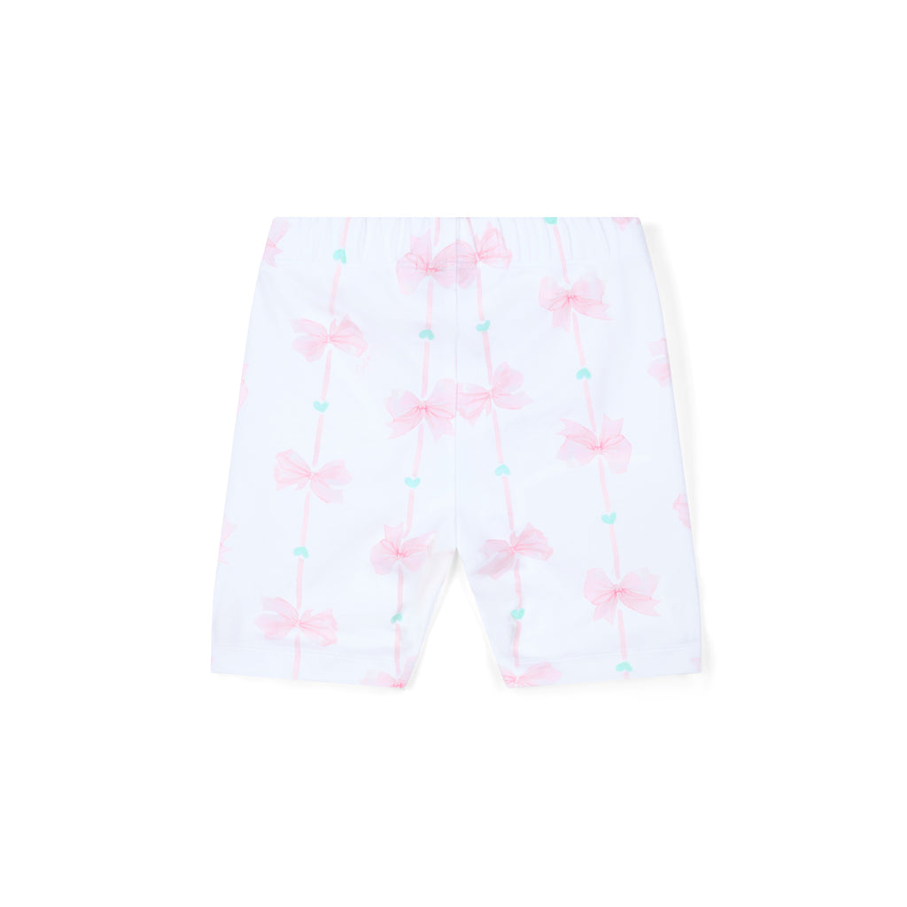 A’Dee bowtique chic - Rebecca biker shortset pink blossom