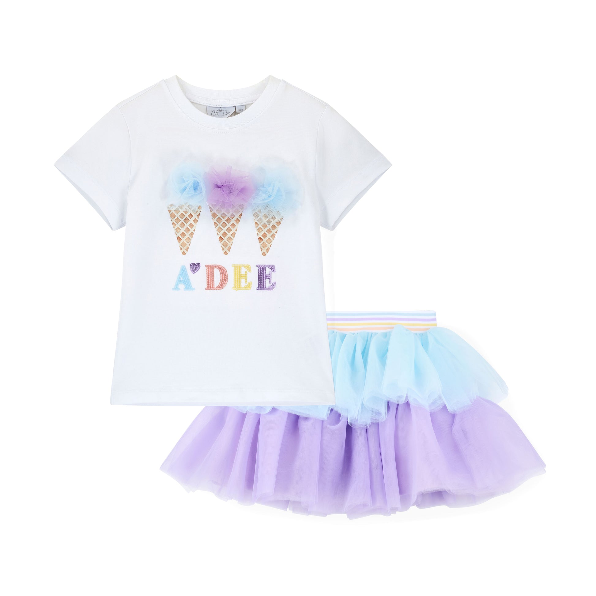 A’Dee icecream - Suzi tulle skirt set